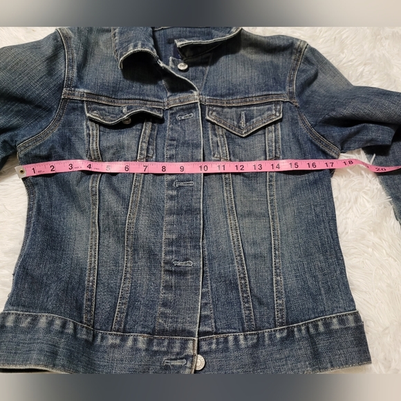 GAP Stretch denim jacket size small - Picture 5 of 7